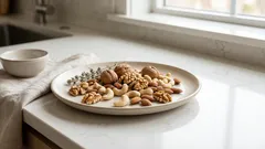 Nötter som mellanmål: hur man får ut mesta möjliga nytta och undviker problem